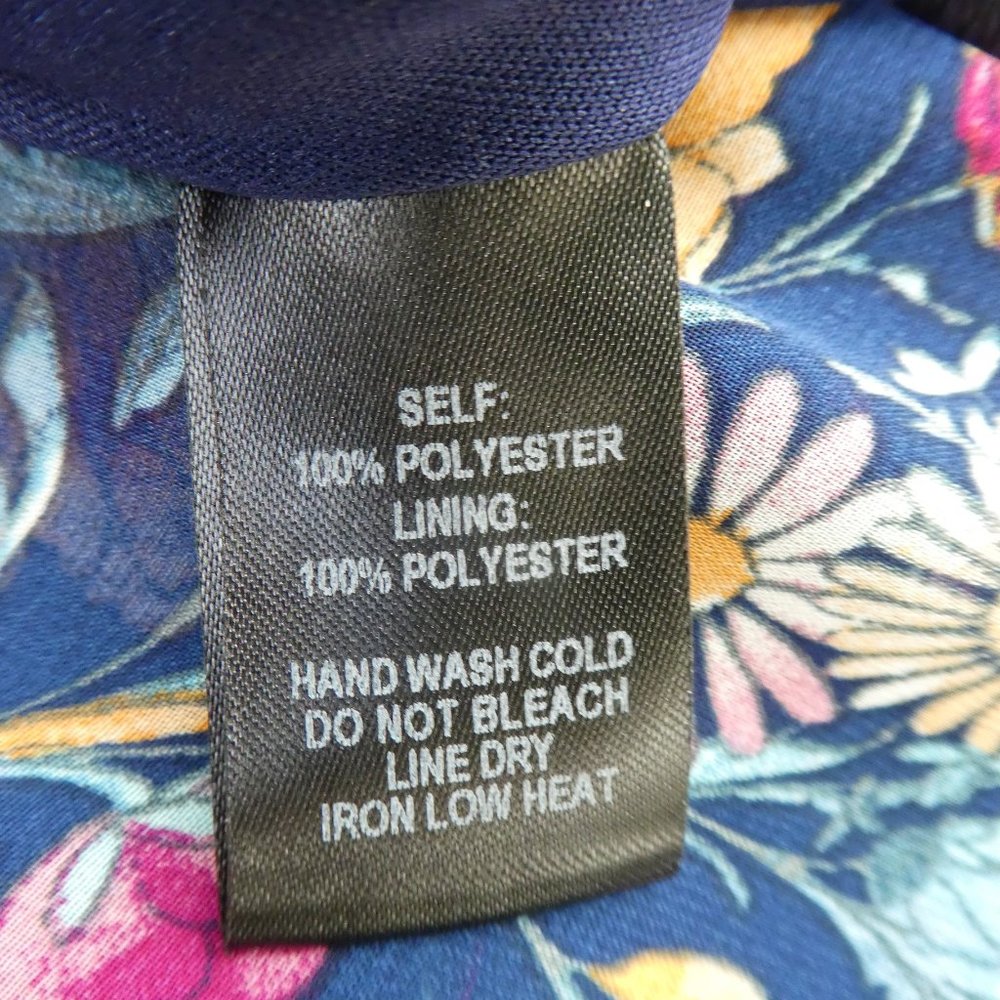 NEW Lulus Maxi Surplice Dress Navy Floral Hippie Boho Prom Halter Lined Zip Back - Picture 9 of 10